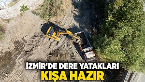 İzmir'de dere yatakları kışa hazır