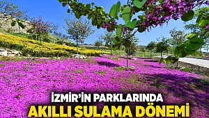 İzmir’in parklarında akıllı sulama dönemi