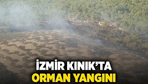 İzmir Kınık’ta orman yangını