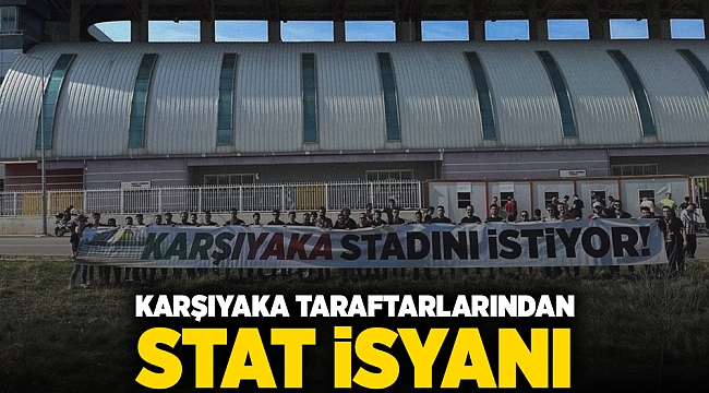 Karşıyaka taraftarlarından stat isyanı