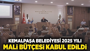 KEMALPAŞA BELEDİYESİ 2025 YILI MALİ BÜTÇESİ KABUL EDİLDİ