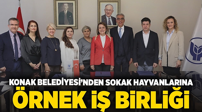 Konak Belediyesi’nden Sokak Hayvanlarına Örnek iş Birliği