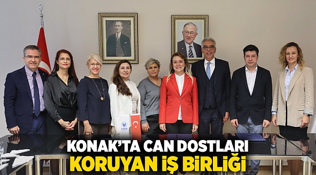 Konak’ta can dostları koruyan iş birliği