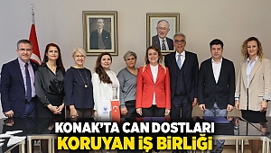 Konak’ta can dostları koruyan iş birliği