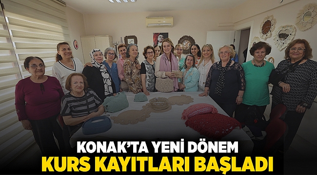 Konak’ta yeni dönem kurs kayıtları başladı