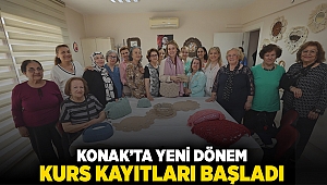 Konak’ta yeni dönem kurs kayıtları başladı