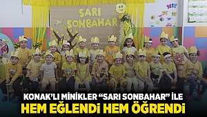 Konaklı minikler “Sarı Sonbahar” ile hem eğlendi hem öğrendi