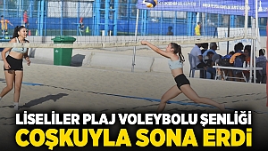 Liseliler Plaj Voleybolu Şenliği coşkuyla sona erdi