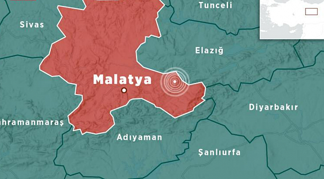 Malatya'daki depremde Elazığ’da 20 bina ağır hasar aldı