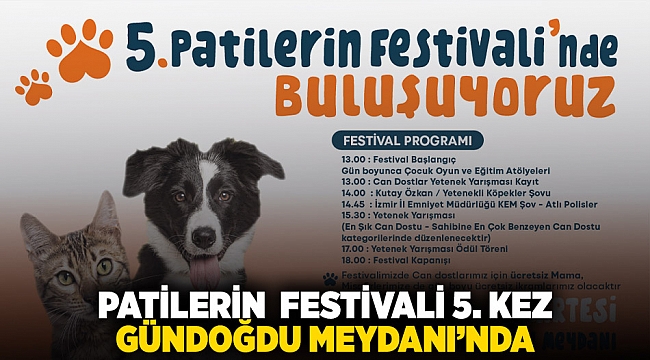 Patilerin Festivali 5. kez Gündoğdu Meydanı’nda 