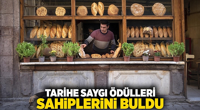 Tarihe Saygı Ödülleri sahiplerini buldu