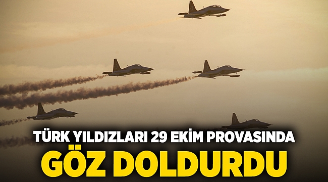 Türk Yıldızları'ndan göz dolduran 29 Ekim provası!