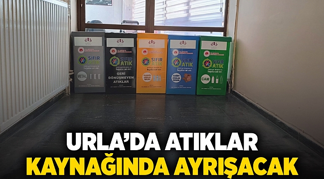 Urla’da atıklar kaynağında ayrışacak