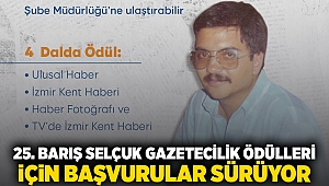 25. Barış Selçuk Gazetecilik Ödülleri için başvurular sürüyor