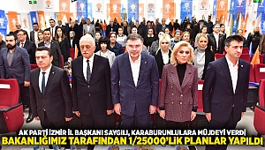 AK Parti İzmir İl Başkanı Saygılı, Karaburunlulara müjdeyi verdi! ‘’Bakanlığımız tarafından 1/25000’lik planlar yapıldı’’