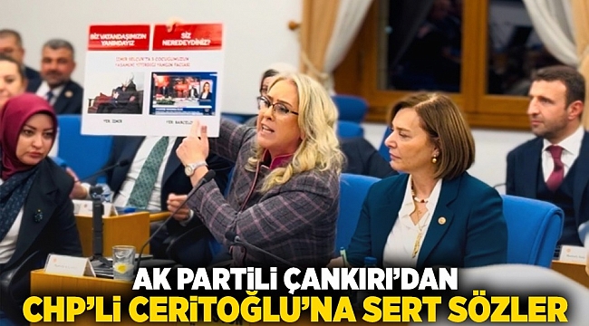 AK Partili Çankırı’dan CHP’li Ceritoğlu’na Sert Sözler