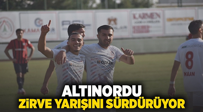 Altınordu zirve yarışını sürdürüyor!