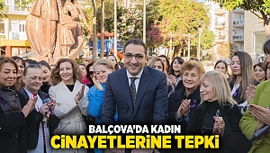 Balçova’dan kadın cinayetlerine tepki