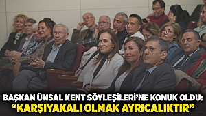 Başkan Ünsal, Kent Söyleşileri’ne konuk oldu: “Karşıyakalı olmak ayrıcalıktır”