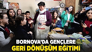 Bornova’da gençlere geri dönüşüm eğitimi