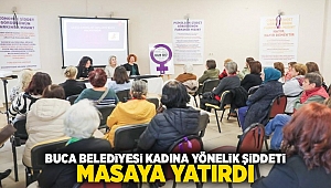 Buca Belediyesi kadına yönelik şiddeti masaya yatırdı