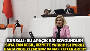 BURSALI: BU APAÇIK BİR SOYGUNDUR! SUYA ZAM DEĞİL, HİZMETE YATIRIM İSTİYORUZ! “HANGİ PROJEYİ YAPTINIZ DA MALİYETLER ARTTI?”