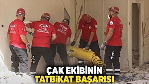 ÇAK Ekibinin tatbikat başarısı