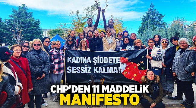 CHP'den 11 Maddelik Manifesto