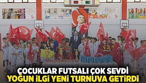 Çocuklar futsalı çok sevdi - Yoğun ilgi yeni turnuva getirdi