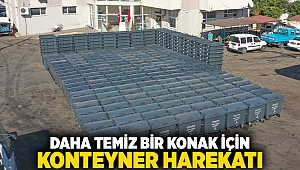 Daha temiz bir Konak için konteyner harekatı