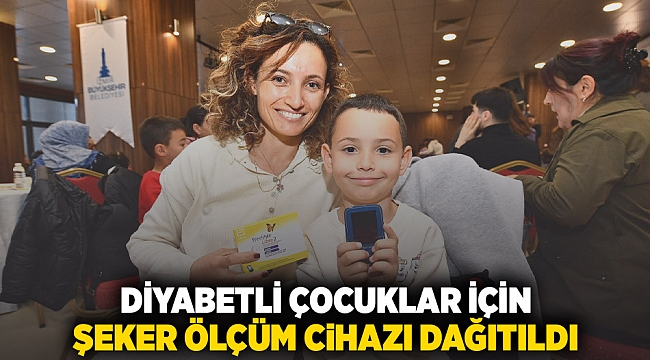 Diyabetli çocuklar için şeker ölçüm cihazı dağıtıldı