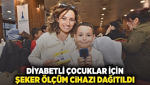 Diyabetli çocuklar için şeker ölçüm cihazı dağıtıldı