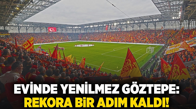 Evinde Yenilmez Göztepe: Rekora Bir Adım Kaldı!