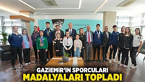 Gaziemir’in sporcuları madalyaları topladı