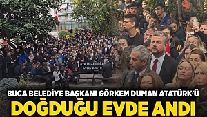 Görkem Duman, Atatürk’ü doğduğu evde andı