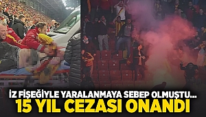 İz fişeğiyle yaralanmaya sebep olmuştu... 15 yıl cezası onandı!