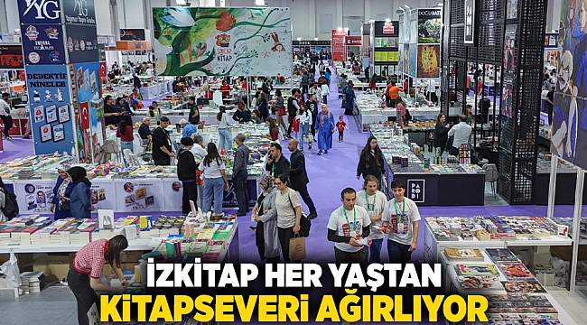 İZKİTAP her yaştan kitapseveri ağırlıyor