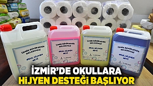 İzmir’de okullara hijyen seti desteği başlıyor