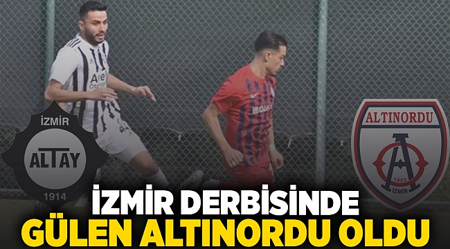 İzmir derbisinde gülen Altınordu oldu