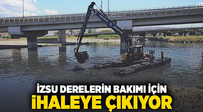 İzsu derelerin bakımı için ihaleye çıkıyor