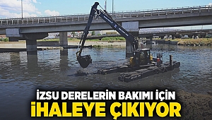 İzsu derelerin bakımı için ihaleye çıkıyor