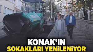 Konak’ın sokakları yenileniyor