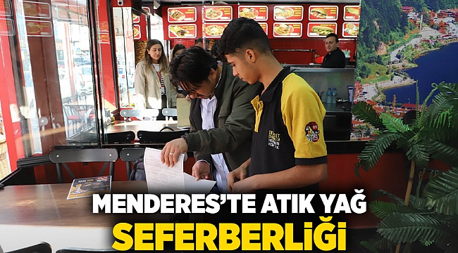 Menderes’te Atık Yağ Seferberliği