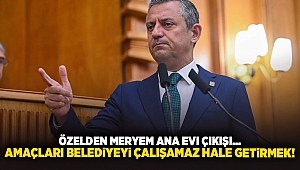 Özelden Meryem Ana evi çıkışı... amaçları belediyeyi çalışamaz duruma getirmek!