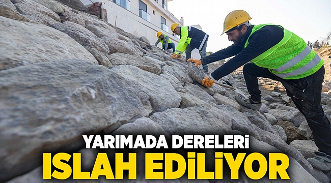 Yarımada dereleri ıslah ediliyor