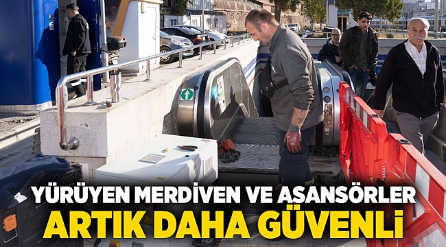 Yürüyen merdiven ve asansörler artık daha güvenli