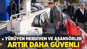 Yürüyen merdiven ve asansörler artık daha güvenli