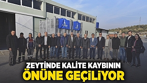 Zeytinde kalite kaybının önüne geçiliyor