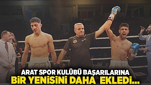 ARAT SPOR KULÜBÜ BAŞARILARINA BİR YENİSİNİ DAHA EKLEDİ...