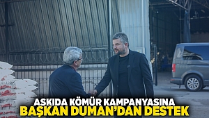 Askıda Kömür kampanyasına Başkan Duman'dan destek